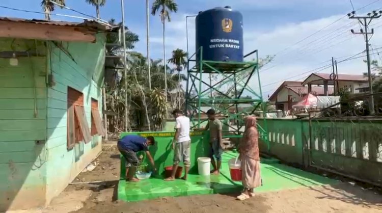 Air Kini Mengucur di Berbagai Titik di Aceh Tamiang Berkat Sumur Bor Dibangun TNI AD