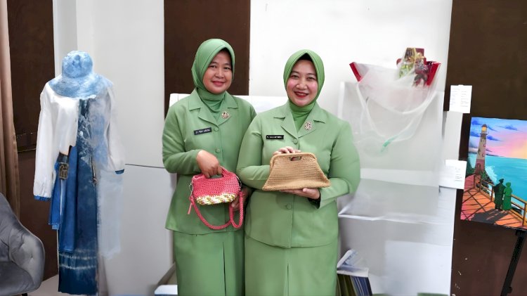 Persit Rindam Jaya Berdayakan Ibu-ibu Berkreativitas Agar Mandiri Secara Ekonomi