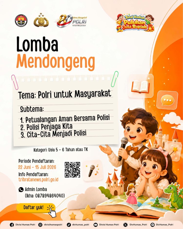 Divhumas Polri Gelar Lomba Kreatif Hari Bhayangkara ke-80, Ajak Masyarakat Suarakan Polri untuk Masyarakat